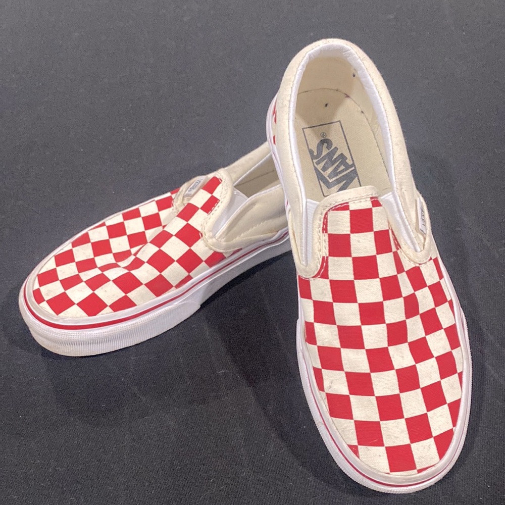 Vans Classic Slip-On 'Checkerboard Red' GUC